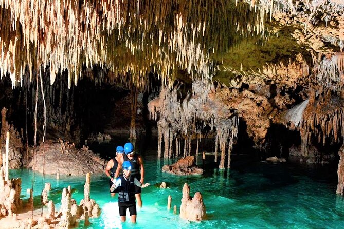 Underground River and Cave Tour at Rio Secret - Walking, wading, and swimming through the cave