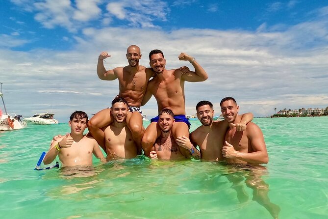 Unforgettable Catamaran Journey: Cancun to Isla Mujeres! - Beach club lunch and the open bar