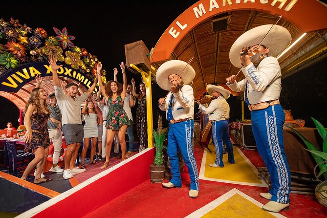 Xoximilco: Boat Fiesta Tour, Tasting, Tequila Bar and Transport - The trajinera ride and the changing music