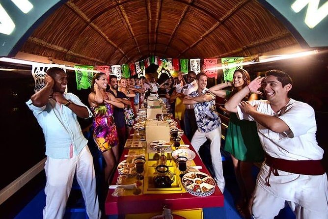 Xoximilco: Boat Fiesta Tour, Tasting, Tequila Bar and Transport - Food from mole to Mayan pork