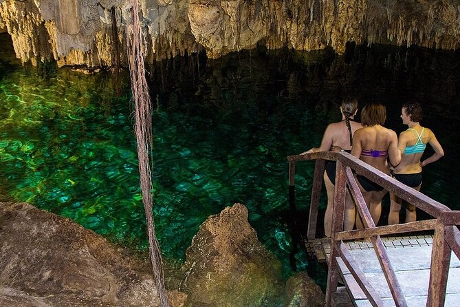 Zapote Cenotes Adventure Tour Prehistoric Park - Las Palmas, zip lines, and a hammock break