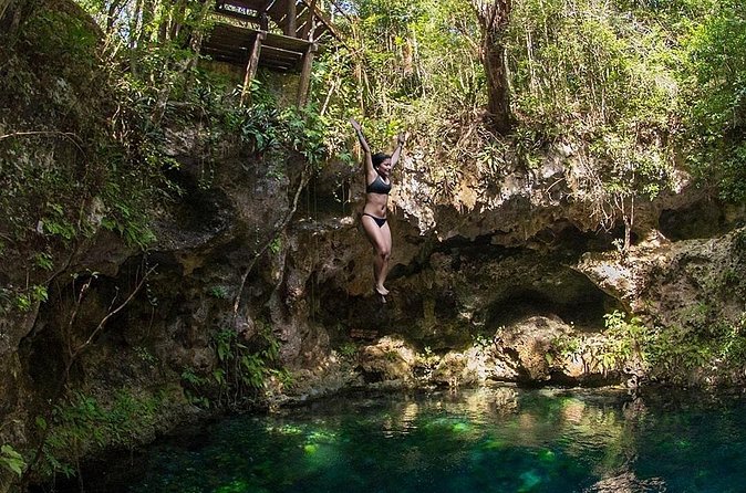 Zapote Cenotes Adventure Tour Prehistoric Park - Pickup from Cancun and the shape of the day
