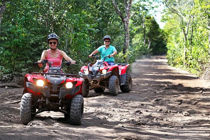 Zipline Tour includes Cenote Swim and ATV Circuit with round trip and lunch - Three adventures in one Cancun outing